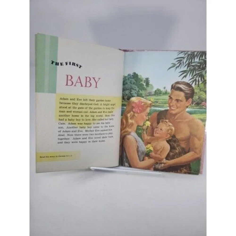 Bible Firsts by Charles Paddock Vintage 1963 Collectible Hardcover Nice Children